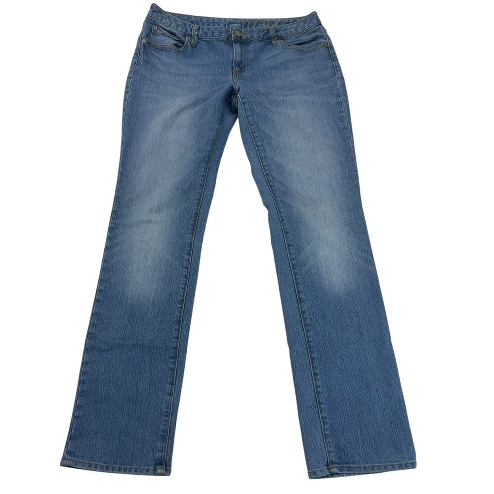 Gap Women’s 10/30R Premium Curvy Straight Leg Blue Denim Jeans Casual‎ Comfy